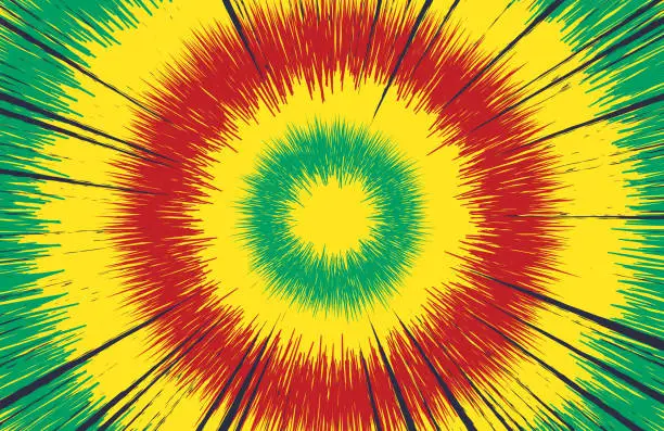 Vector illustration of Tie Dye Abstract Background Explosion Design