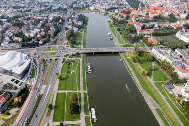 istock Cracow, Poland, Aerial View 1317613816