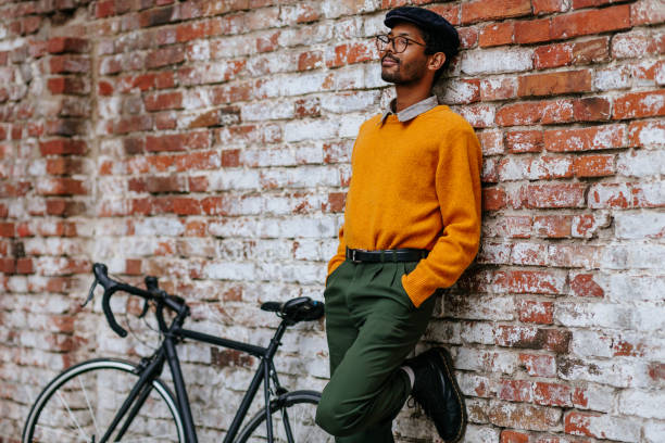 istock Man taking a quick break after bike ride 1317620575