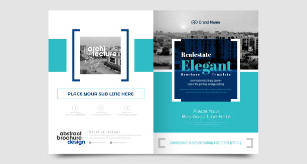 minimale plakat broschüre design-layout flyer hintergrund vektor vorlage der a4 - broschüre stock-grafiken, -clipart, -cartoons und -symbole