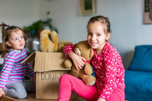istock Children donate their toys 1317633258