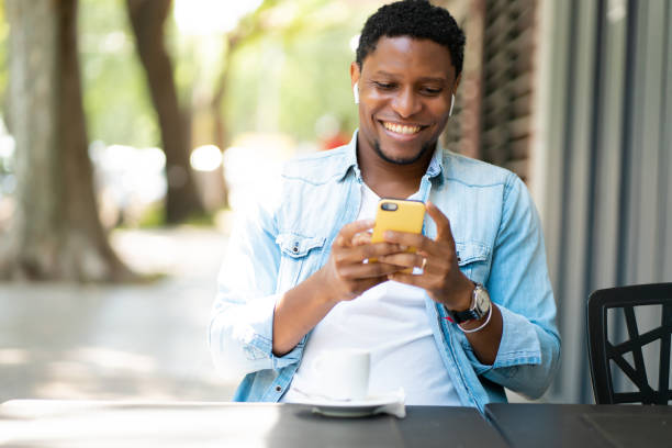 istock Man on a video call with a mobile phone. 1317642589