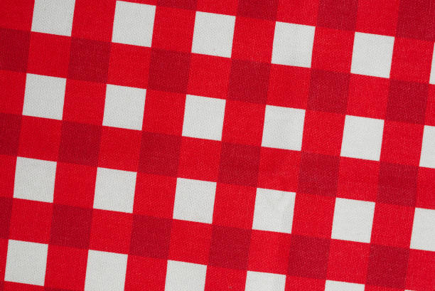 istock Red napkin isolated on white background. 1317643696