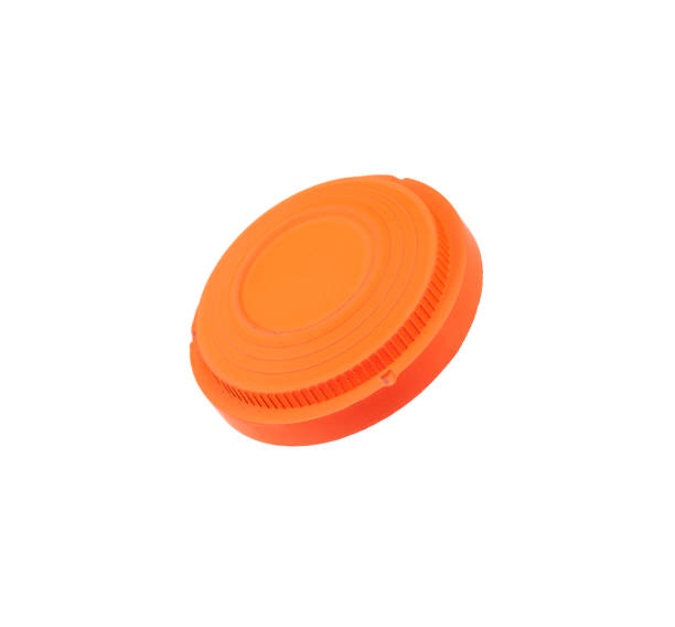 istock Clay targets for shotgun sport trap and skeet. Isolate on a white background. 1317644981