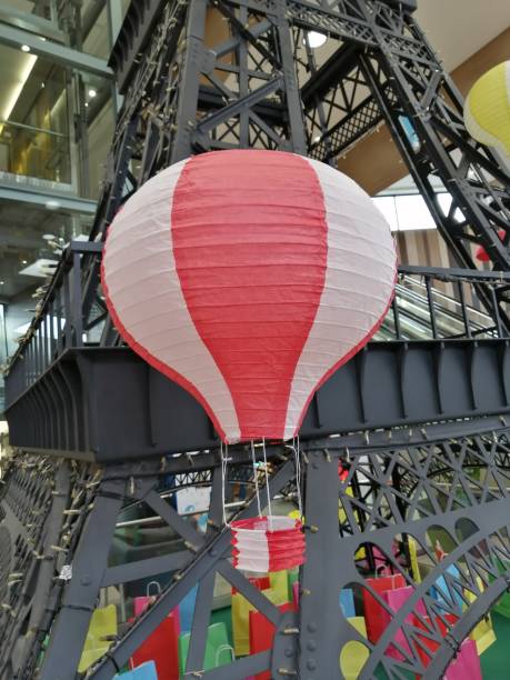 istock hot air balloon in the tower 1317645097