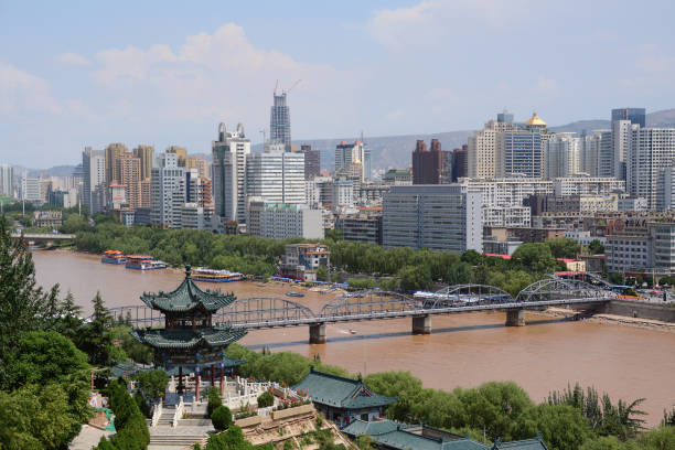 istock Lanzhou cityscape, Gansu province, China 1317650374