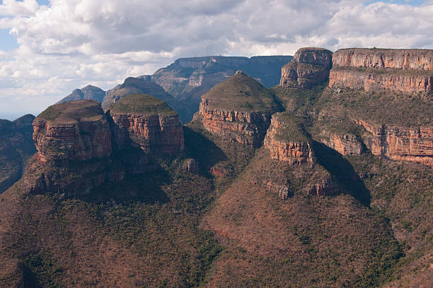 The Three Rondavels in the Blyde River Canyon Nature Reserve in Mpumalanga, South Africa
