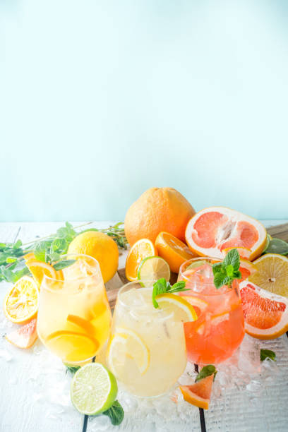 istock Set of various lemonades 1317657319