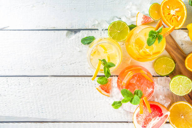 istock Set of various lemonades 1317657320