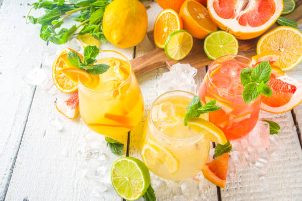 istock Set of various lemonades 1317657349