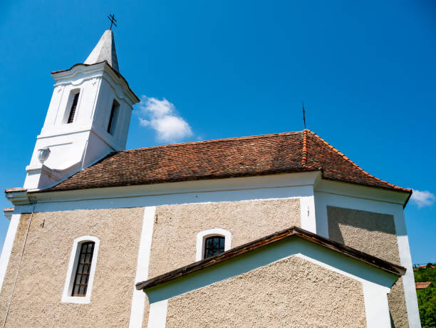 istock View on a catholic church on a sunny day 1317660989