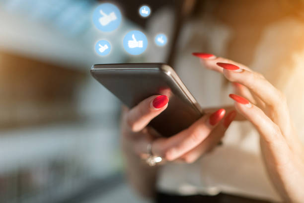 istock Checking social media on phone 1317663534