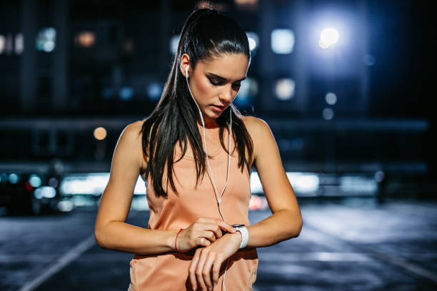 istock Checking fitness activity on the smartwatch 1317663895