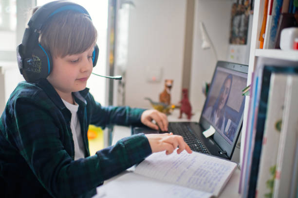 istock Boy homeschooling during COVID-19 pandemic 1317665819