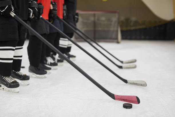 istock Hockey Team in Row Background 1317670784