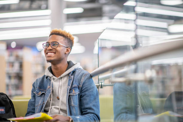 istock Hanging out at the campus library 1317672645