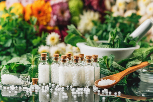 istock Homeopathy Treatment - Alternative Medicine Concept 1317673821