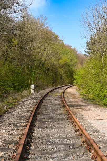 istock Branch line of a railway through countryside 1317675978