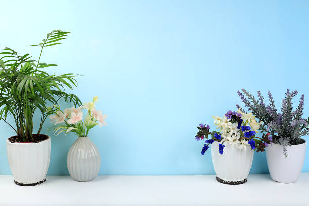istock Modern floral still life, abstract floral composition, background, home decor, spring banner. Mother's day card, happy birthday, wedding, place for text 1317681212