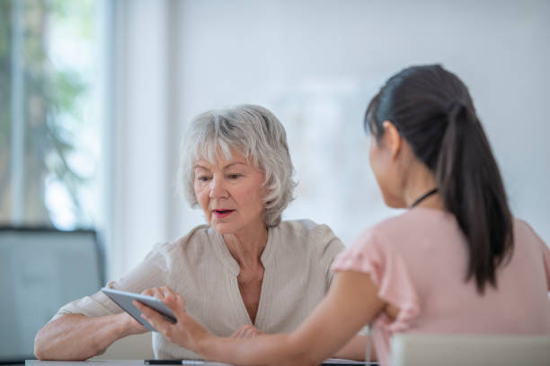 istock Senior consultation with doctor 1317683879