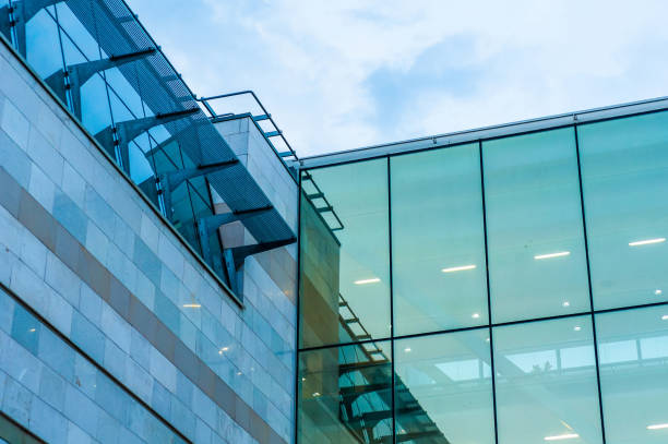 istock Modern architecture on a cloudy day in Nyiregyhaza 1317688224