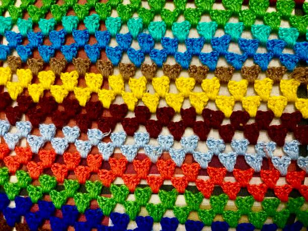 istock Traditional asian African colorful cloth pattern 1317698164