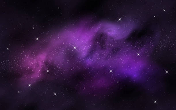ilustraciones, imágenes clip art, dibujos animados e iconos de stock de fondo espacial. coloridas nubes de nebulosa y estrellas. galaxia realista con polvo de estrellas. vía láctea estrellada. fondo de pantalla cósmico abstracto. ilustración vectorial - ring galaxy