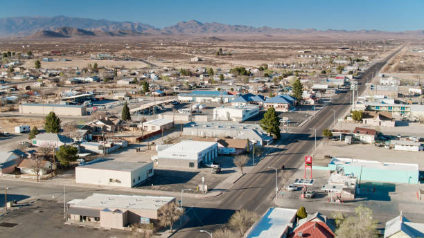 istock Arizona Desert Town - Aerial 1317698966