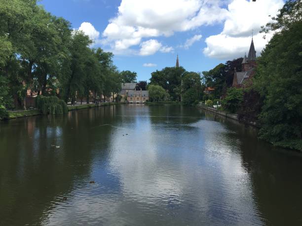 istock Minnewater of Bruges 1317707537