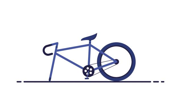 Broken Bike Stock Illustration - Download Image Now - Bicycle, Cycling,  Damaged - iStock