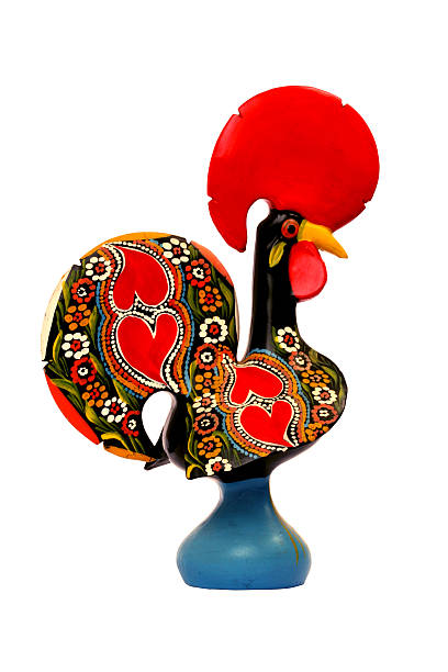Rooster of Barcelos stock photo