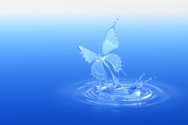 istock Splash Of Water Butterfly 131771494
