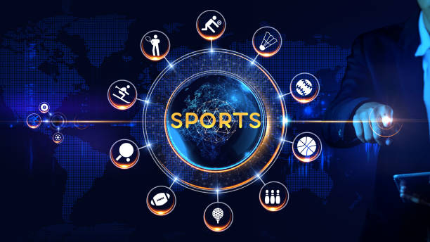 istock Sports Icon Rotating wheel Concept 1317720348