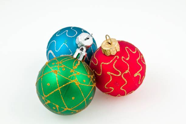 istock christmas balls on white background 1317728426