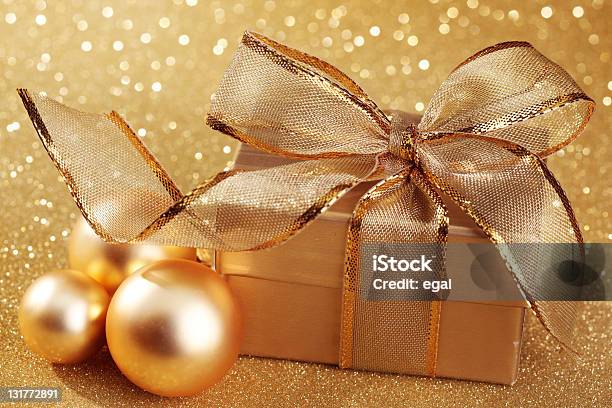 Christmas Gift Box Stock Photo - Download Image Now - Birthday, Birthday Present, Box - Container