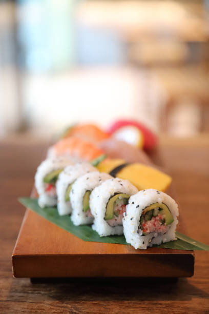 istock Maki rolls sushi japanese food 1317731320