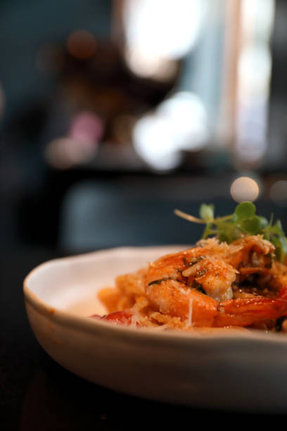 istock spaghetti pomodoro with sea food 1317733367