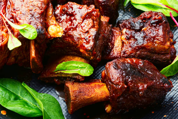 istock Roasted beef brisket on the ribs 1317737868