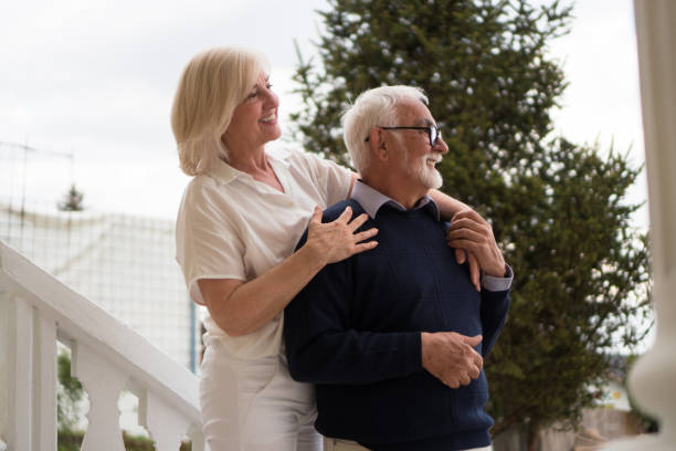 istock Happy senior couple 1317738446