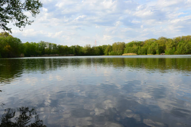 istock Reuschenberger See and Park in Neuss, in spring 1317739996