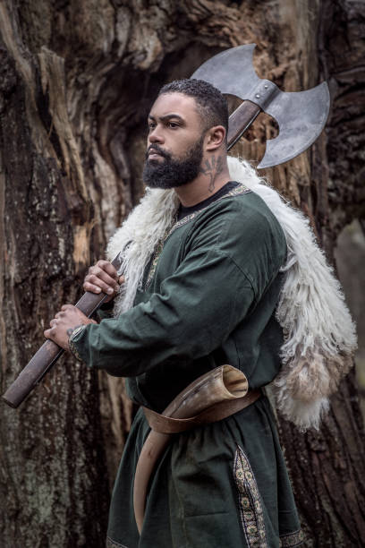 istock An African Tribal Warrior in a forest 1317740528