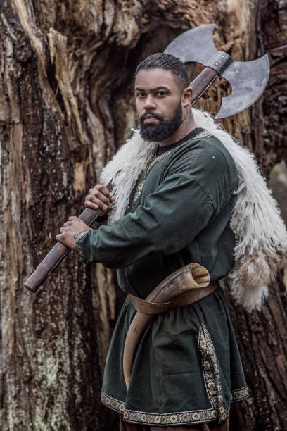 istock An African Tribal Warrior in a forest 1317740662