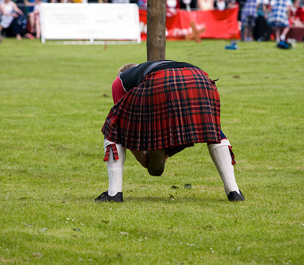 istock Scotsman preparing for a caber toss 131774289