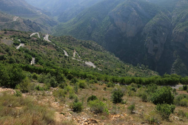istock Mountain View of Torul District before going to Karaca Cave 1317743992