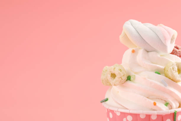 istock cupcake isolated in pink background 1317744177