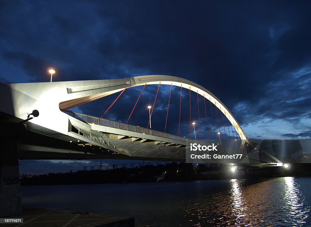 La Barqueta ponte, Siviglia - Foto stock royalty-free di Ambientazione esterna