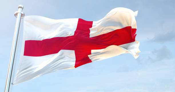 england flag - english flag fotos imagens e fotografias de stock