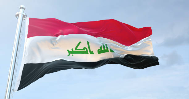 Iraq flag 4k iraqi flag stock pictures, royalty-free photos & images