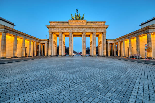 istock The illuminated Brandenburg Gate in Berlin 1317764013
