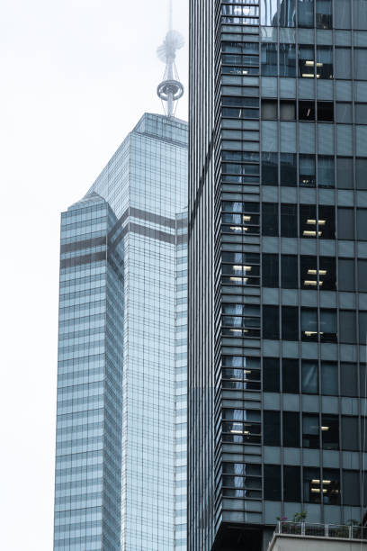 istock Gloomy Central Cityscape 1317765086